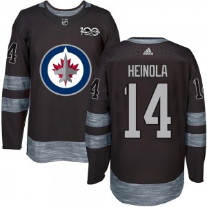 Ville Heinola Winnipeg Jets Authentic Black 1917-2017 100th Anniversary Jersey