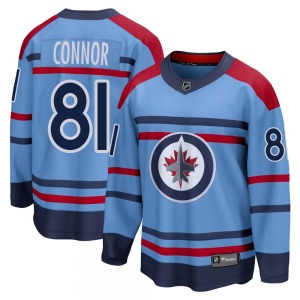 Youth Kyle Connor Winnipeg Jets Fanatics Branded Breakaway Light Blue Anniversary Jersey