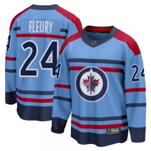 Youth Haydn Fleury Winnipeg Jets Fanatics Branded Breakaway Light Blue Anniversary Jersey