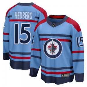 Youth Anders Hedberg Winnipeg Jets Fanatics Branded Breakaway Light Blue Anniversary Jersey