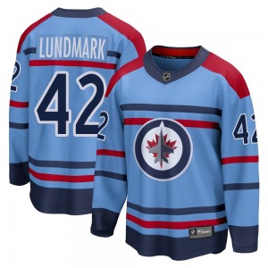 Youth Simon Lundmark Winnipeg Jets Fanatics Branded Breakaway Light Blue Anniversary Jersey