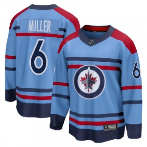 Youth Colin Miller Winnipeg Jets Fanatics Branded Breakaway Light Blue Anniversary Jersey