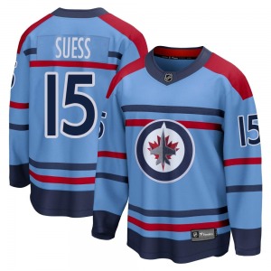 Youth C.J. Suess Winnipeg Jets Fanatics Branded Breakaway Light Blue Anniversary Jersey