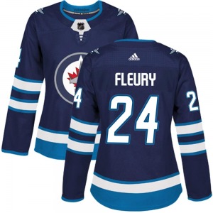 Women's Haydn Fleury Winnipeg Jets Adidas Authentic Navy Home Jersey