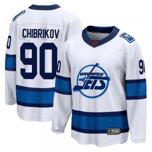 Nikita Chibrikov Winnipeg Jets Fanatics Branded Breakaway White Special Edition 2.0 Jersey