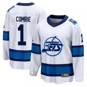 Eric Comrie Winnipeg Jets Fanatics Branded Breakaway White Special Edition 2.0 Jersey