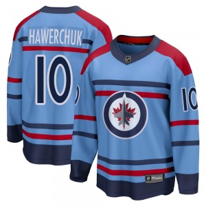 Dale Hawerchuk Winnipeg Jets Fanatics Branded Breakaway Light Blue Anniversary Jersey