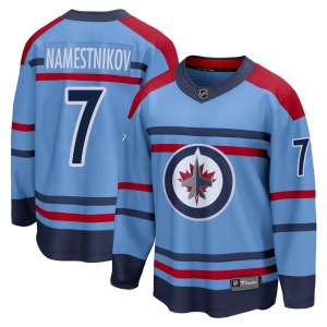 Vladislav Namestnikov Winnipeg Jets Fanatics Branded Breakaway Light Blue Anniversary Jersey