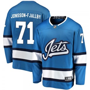 Axel Jonsson-Fjallby Winnipeg Jets Fanatics Branded Breakaway Blue Alternate Jersey