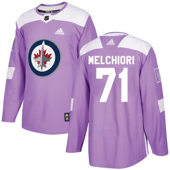 Youth Julian Melchiori Winnipeg Jets Adidas Authentic ...