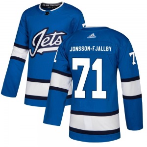 Axel Jonsson-Fjallby Winnipeg Jets Adidas Authentic Blue Alternate Jersey