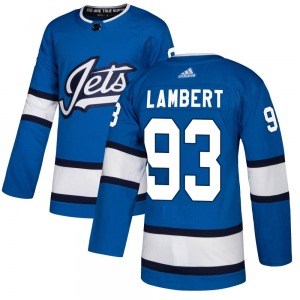 Brad Lambert Winnipeg Jets Adidas Authentic Blue Alternate Jersey