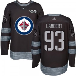 Youth Brad Lambert Winnipeg Jets Authentic Black 1917-2017 100th Anniversary Jersey