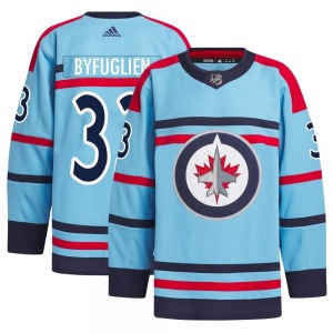 Dustin Byfuglien Winnipeg Jets Adidas Authentic Light Blue Anniversary Primegreen Jersey