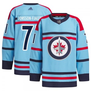 Axel Jonsson-Fjallby Winnipeg Jets Adidas Authentic Light Blue Anniversary Primegreen Jersey