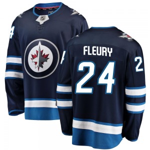 Haydn Fleury Winnipeg Jets Fanatics Branded Breakaway Blue Home Jersey