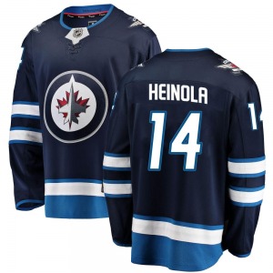 Ville Heinola Winnipeg Jets Fanatics Branded Breakaway Blue Home Jersey