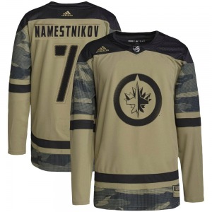 Vladislav Namestnikov Winnipeg Jets Adidas Authentic Camo Military Appreciation Practice Jersey