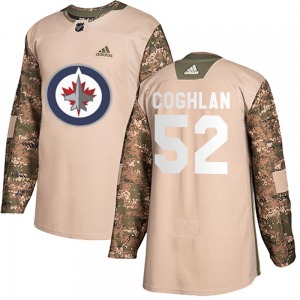 Youth Dylan Coghlan Winnipeg Jets Adidas Authentic Camo Veterans Day Practice Jersey