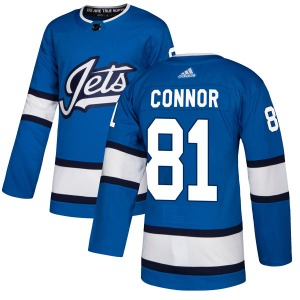 Youth Kyle Connor Winnipeg Jets Adidas Authentic Blue Alternate Jersey