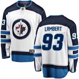 Youth Brad Lambert Winnipeg Jets Fanatics Branded Breakaway White Away Jersey