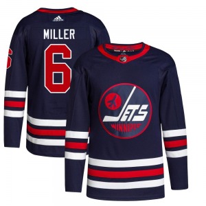 Colin Miller Winnipeg Jets Adidas Authentic Navy 2021/22 Alternate Primegreen Pro Jersey