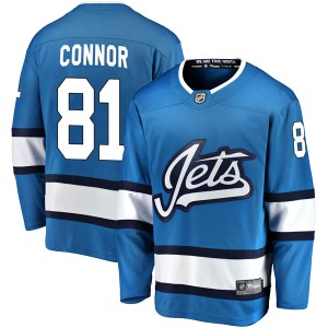 Youth Kyle Connor Winnipeg Jets Fanatics Branded Breakaway Blue Alternate Jersey