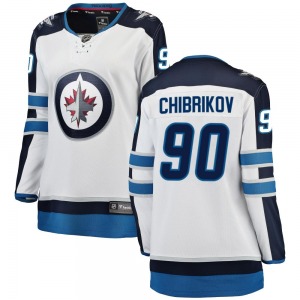 Women's Nikita Chibrikov Winnipeg Jets Fanatics Branded Breakaway White Away Jersey