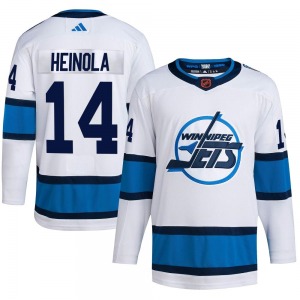 Youth Ville Heinola Winnipeg Jets Adidas Authentic White Reverse Retro 2.0 Jersey