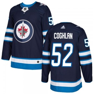 Dylan Coghlan Winnipeg Jets Adidas Authentic Navy Home Jersey