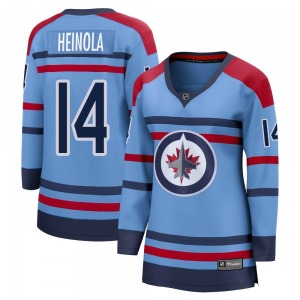 Women's Ville Heinola Winnipeg Jets Fanatics Branded Breakaway Light Blue Anniversary Jersey