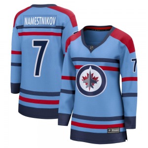 Women's Vladislav Namestnikov Winnipeg Jets Fanatics Branded Breakaway Light Blue Anniversary Jersey