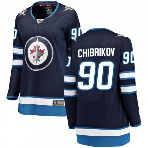 Women's Nikita Chibrikov Winnipeg Jets Fanatics Branded Breakaway Blue Home Jersey