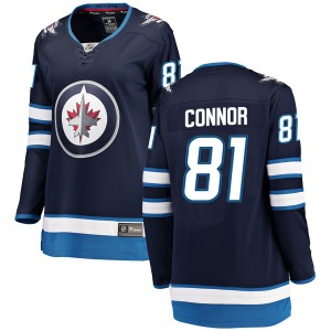 Women's Kyle Connor Winnipeg Jets Fanatics Branded Breakaway Blue Home Jersey