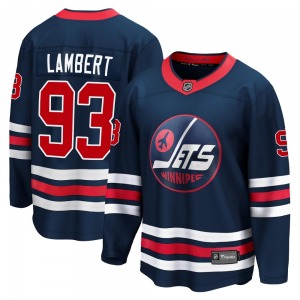 Youth Brad Lambert Winnipeg Jets Fanatics Branded Premier Navy 2021/22 Alternate Breakaway Player Jersey