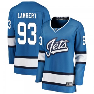 Women's Brad Lambert Winnipeg Jets Fanatics Branded Breakaway Blue Alternate Jersey